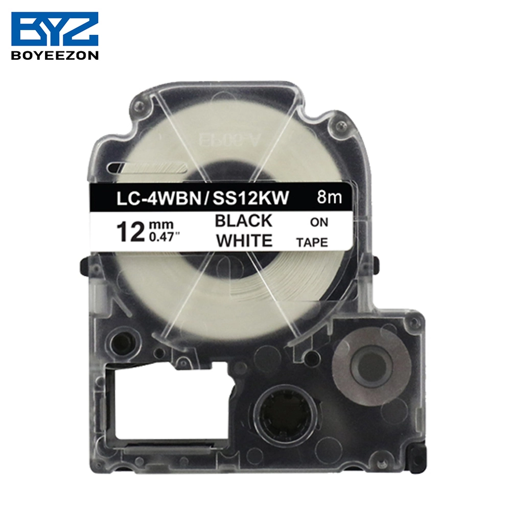 LC-4wbn/Ss12kw 12mm*8m Black on White Epson Ink Cartridge
