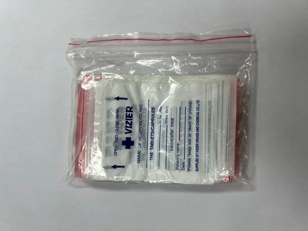 Hospital Reusable Dispensing Ziplock Bags with Writable Ink