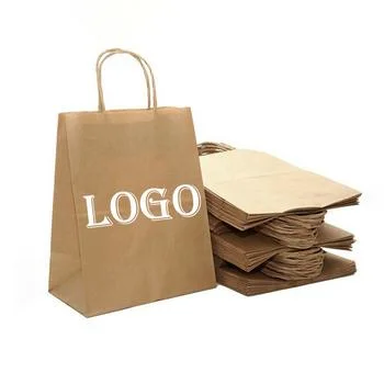 High Quality Special Fluorescent Ink Animal Wild Life White Cardboard Paper Bag Product Packing Paper Bag