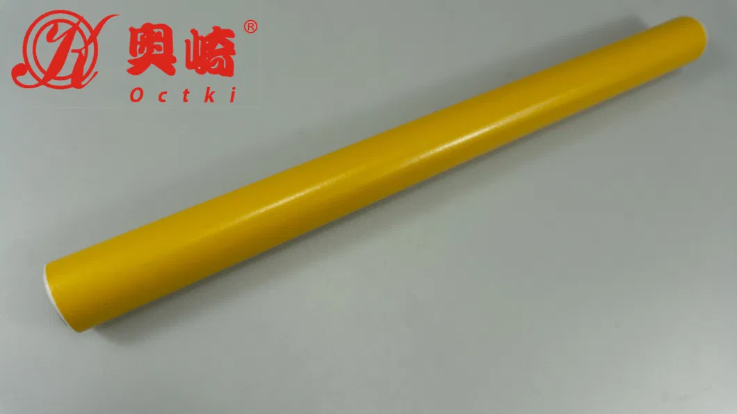 Octki Wholesale Factory Price High Quality Orange PVC Self-Adhesive for Bedroom Decoration