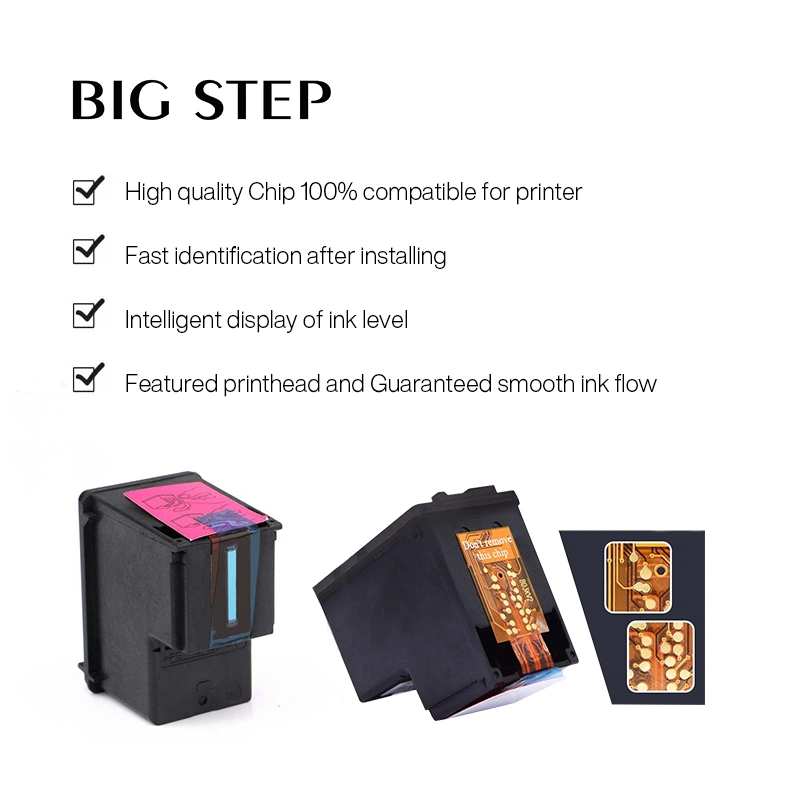 Wholesale Ink Cartridge 63XL 63 Printer Cartridge Compatible for HP Printer