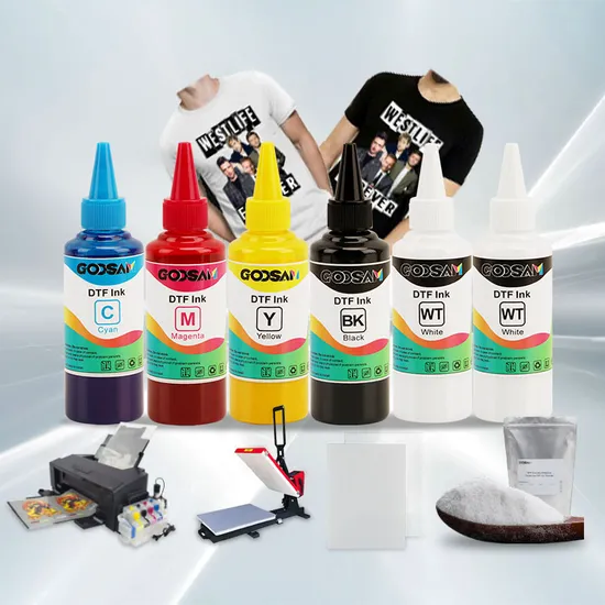 Pet Film Heat Transfer Dtf Ink for T