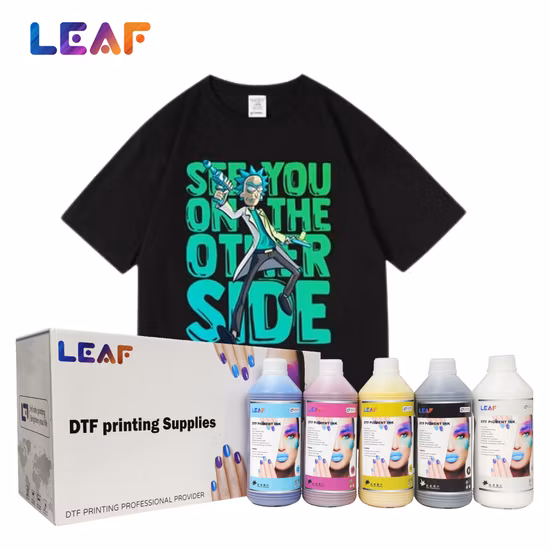 1000ml Cmyk White Dtf Pet Film Pigment Printing Ink for Digital Dtf Inkjet T